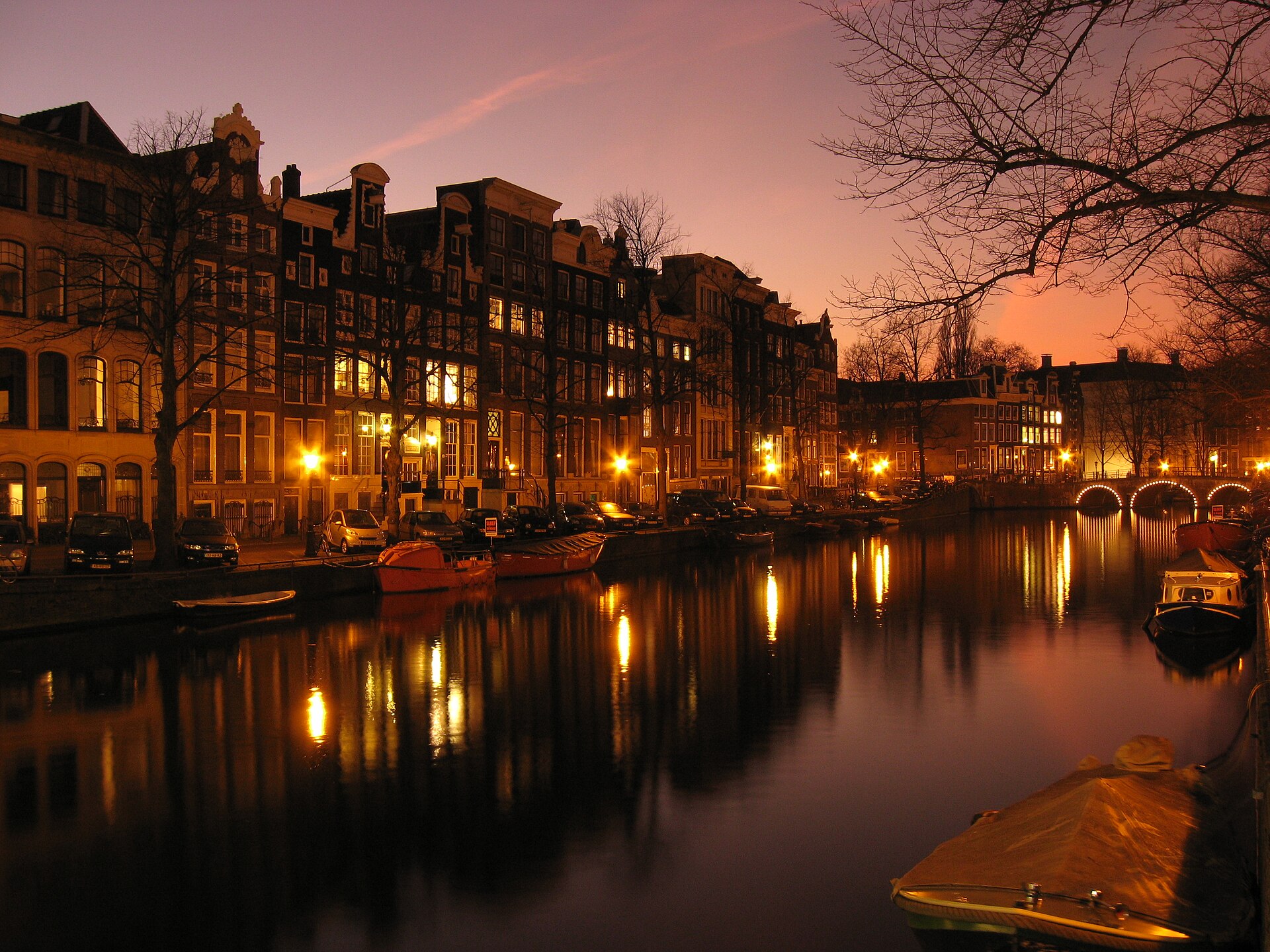 Prinsengracht kanalı, Amsterdam