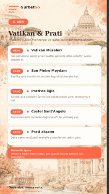 3. gün planı