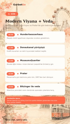 3. gün: Modern Viyana